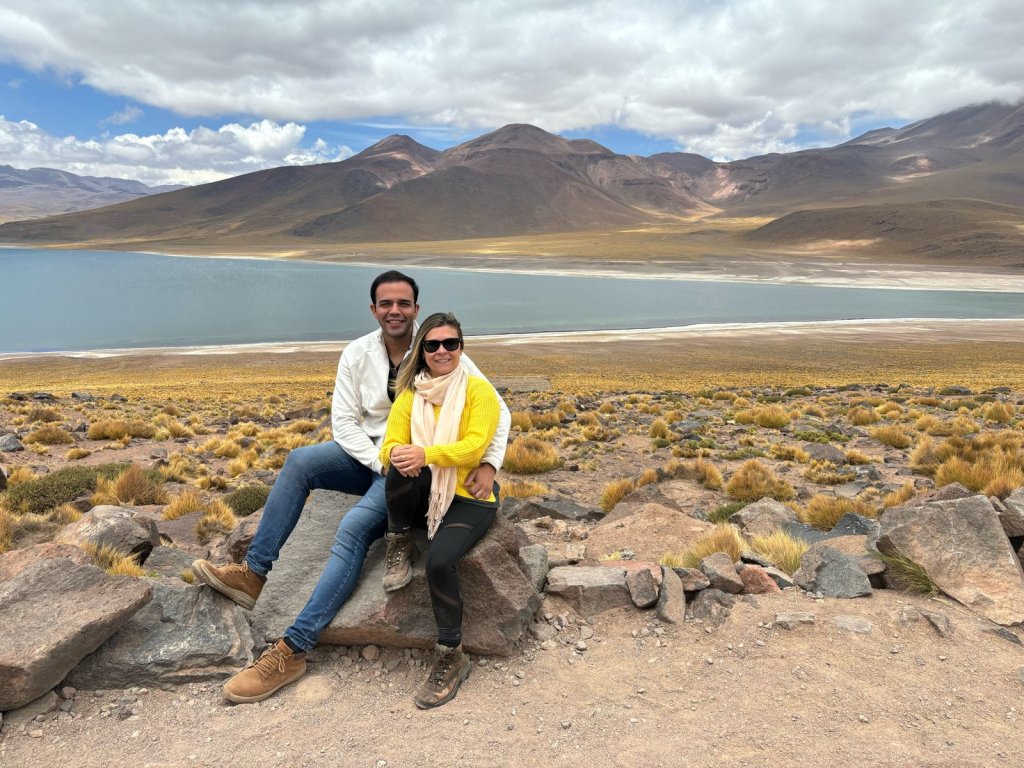Pedro Sento Se e a companheira Iza Nunes em viagem de Férias pela América Latina 